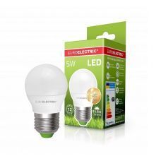 EUROELECTRIC LED Лампа G45 5W E27 4000K (100) LED-G45-05274(EE)